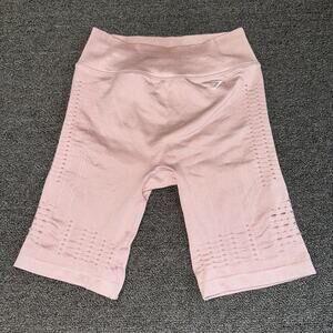 Gymshark Glow Seamless Shorts Womens Small Light Pink Workout Gym High-Waisted